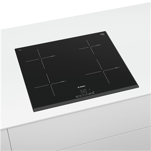 Bosch Serie 4, width 59.2 cm, frameless, black - Built-in Induction Hob