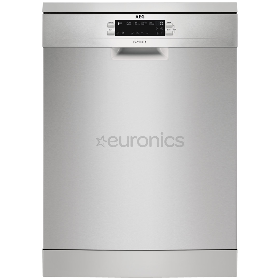 AEG, 14 place settings, inox - Freestanding Dishwasher