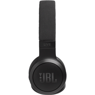 JBL Live 400, must - Kõrvapealsed juhtmevabad kõrvaklapid