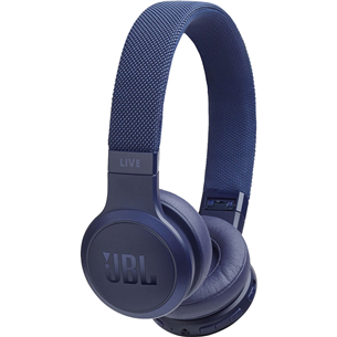 JBL Live 400, sinine - Kõrvapealsed juhtmevabad kõrvaklapid JBLLIVE400BTBLU