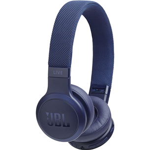 JBL Live 400, синий - Накладные беспроводные наушники