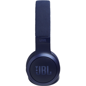 JBL Live 400, синий - Накладные беспроводные наушники