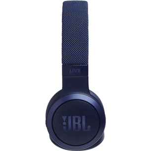 JBL Live 400, sinine - Kõrvapealsed juhtmevabad kõrvaklapid