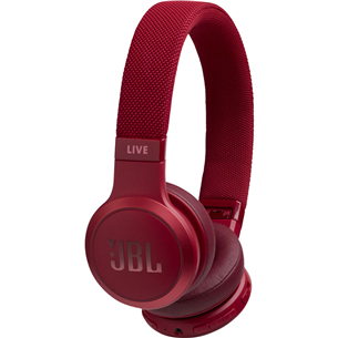 JBL Live 400, punane - Kõrvapealsed juhtmevabad kõrvaklapid
