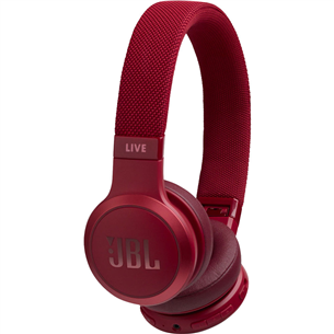 JBL Live 400, красный - Накладные беспроводные наушники