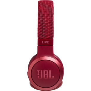 JBL Live 400, punane - Kõrvapealsed juhtmevabad kõrvaklapid
