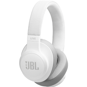 JBL Live 500, белый - Накладные беспроводные наушники