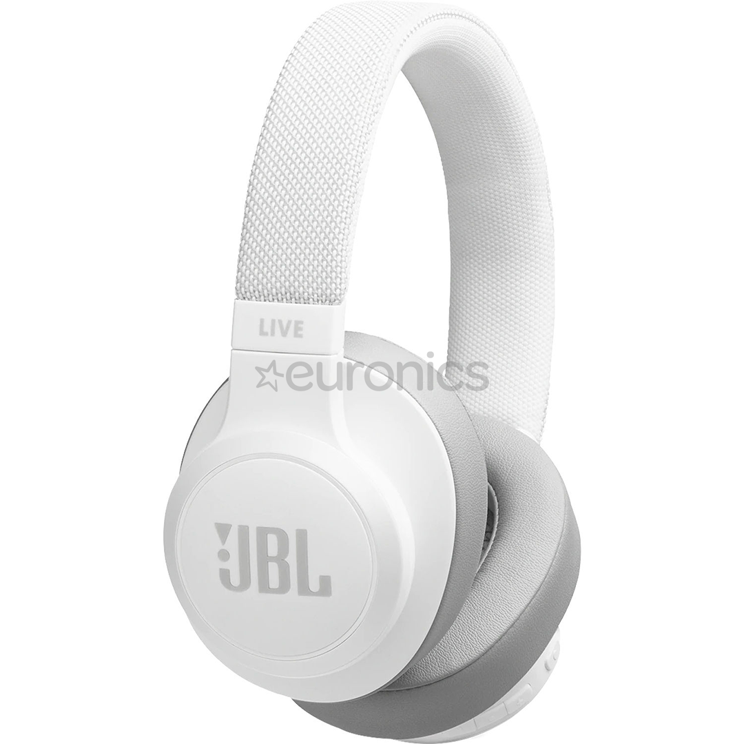 JBL Live 500, белый - Накладные беспроводные наушники