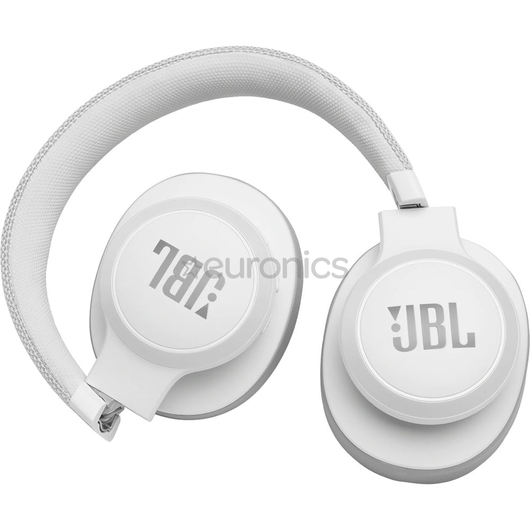 JBL Live 500, белый - Накладные беспроводные наушники