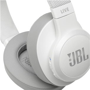 JBL Live 500, белый - Накладные беспроводные наушники