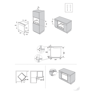 Интегрируемый духовой шкаф Gorenje