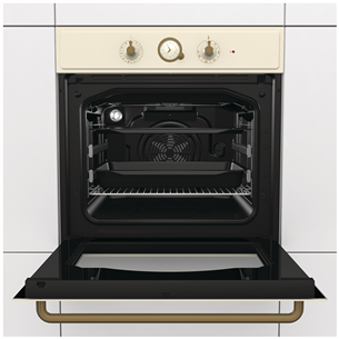 Gorenje, 71 L, beige - Built-in oven