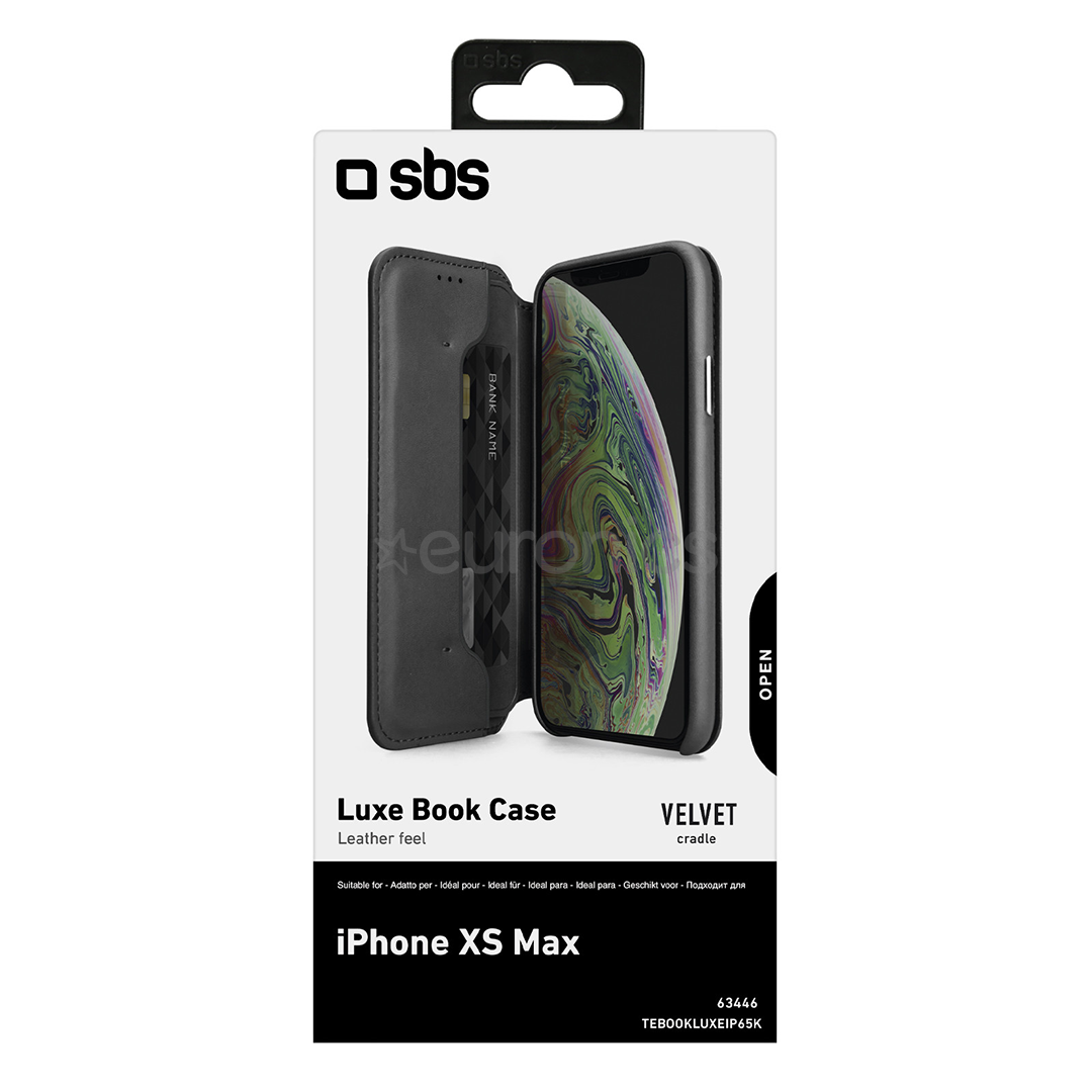 Кожаный чехол для iPhone XS Max, SBS
