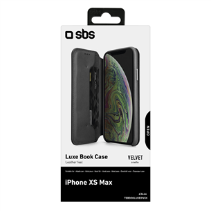 iPhone XS Max leather cover SBS