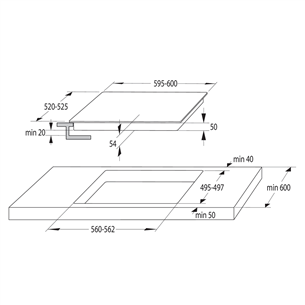 Built-in induction hob Gorenje