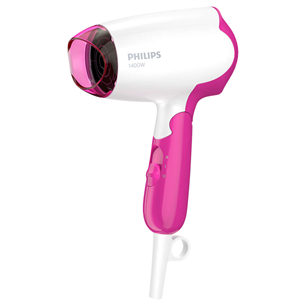 Philips DryCare Essential, 1400 W, white/pink - Hair dryer