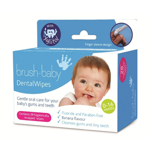 Igeme puhastussõrmikud Brush-baby DENTALWIPES