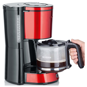 Severin, black/red - Coffee maker