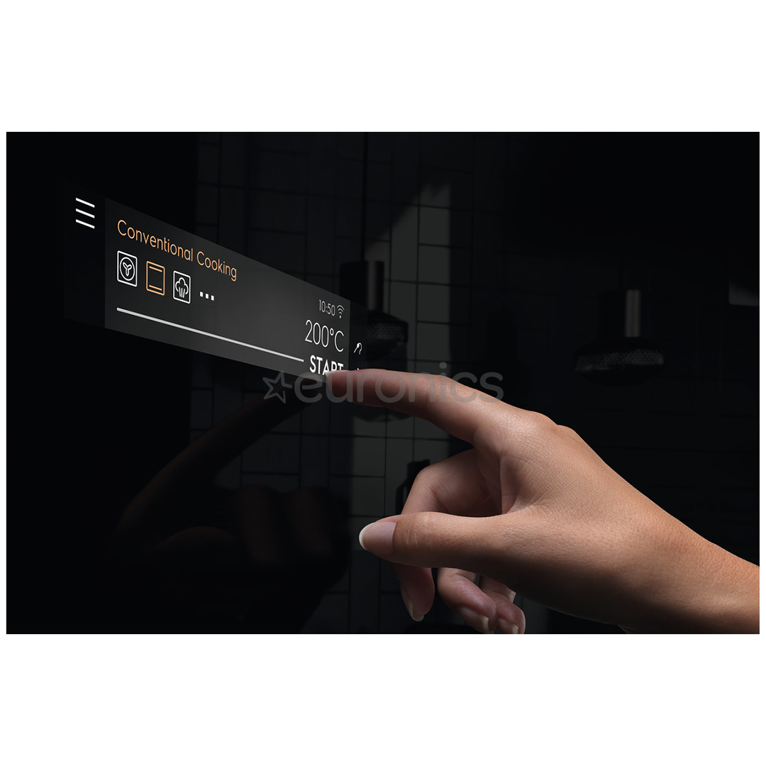 Electrolux SteamBoost 800, 70 L, roostevaba teras - Integreeritav auruahi