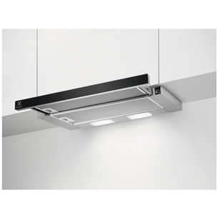 Electrolux, 370 m³/h, black/inox - Built-in cooker hood