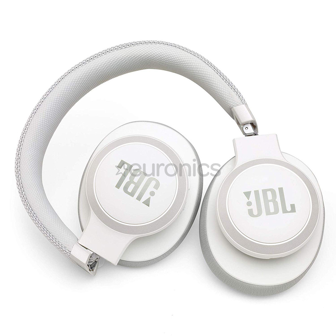 JBL Live 650, valge - Juhtmevabad üle kõrva kõrvaklapid