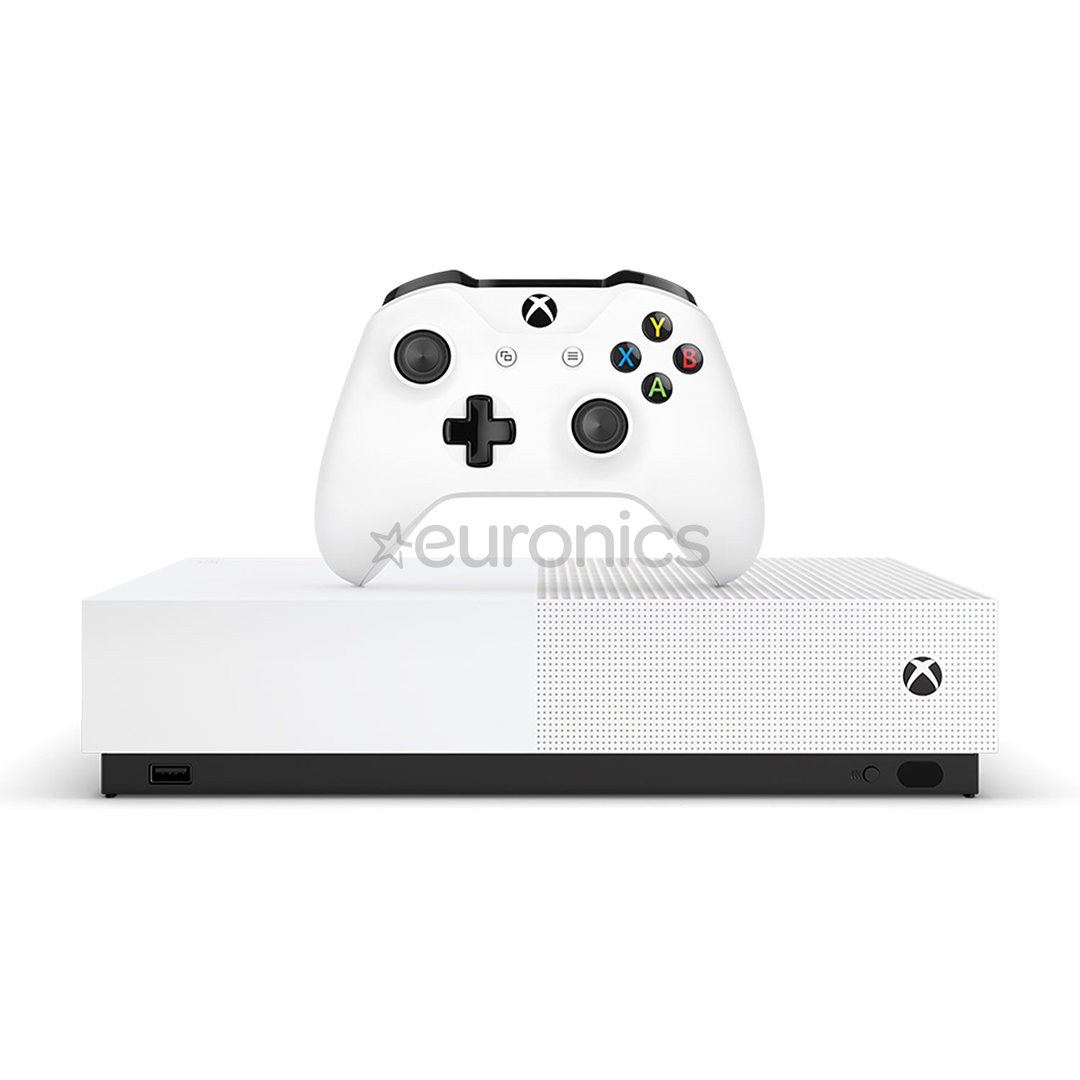 Игровая приставка Microsoft Xbox One S All-Digital Edition (1TB) + 3 игры