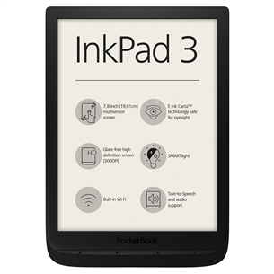PocketBook InkPad 3, 7,8", 8 ГБ, черный - Электронная книга PB740-EWW