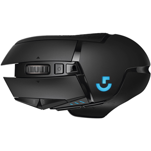 Logitech G502 LightSpeed, must - Juhtmevaba optiline hiir