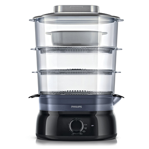 Philips Daily Collection, 900 W, black - Steamer