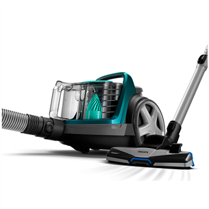 Philips PowerPro Active, 900 W, bagless, black/green - Vacuum cleaner