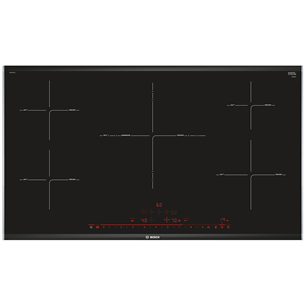 Bosch, ширина 91,6 см, стальная рама, черный - Интегрируемая индукционная варочная панель