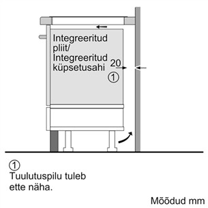 Bosch, laius 91,6 cm, terasraamiga, must - Integreeritav induktsioonpliidiplaat