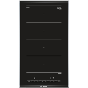 Bosch Serie 6, width 30.6 cm, steel frame, black - Built-in Induction Hob