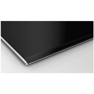 Bosch Serie 6 Domino, ширина 30,6 см, стальная рама, черный - Интегрируемая индукционная варочная панель