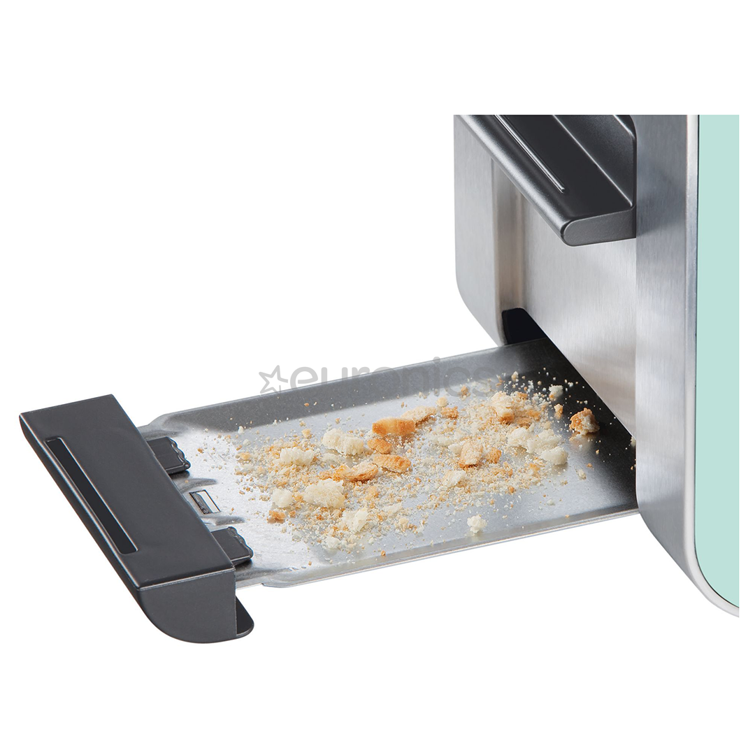 Bosch Styline, 860 Вт, зеленый/нерж. сталь - Тостер