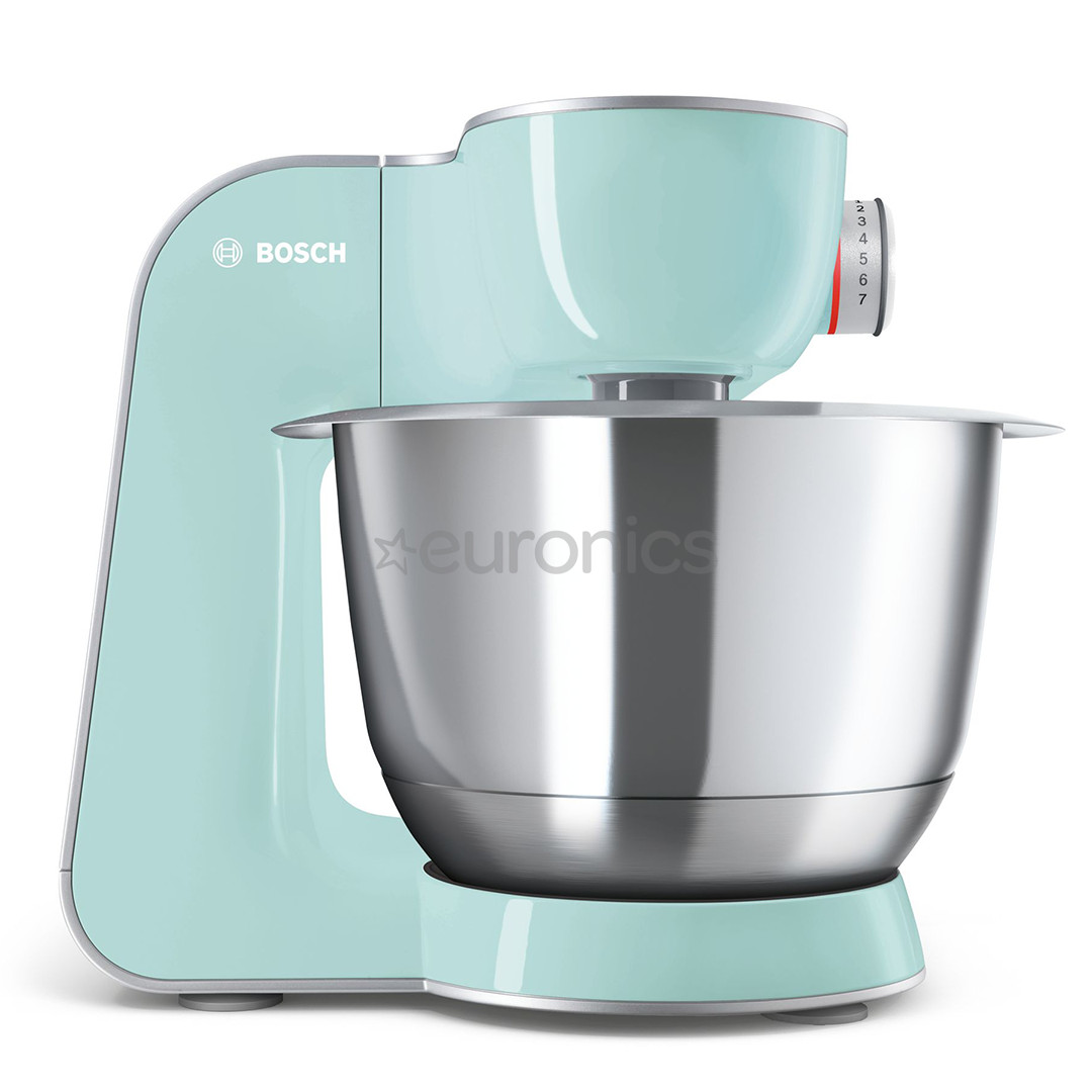 Bosch MUM5 CreationLine, 3,9 л/1,25 л, 1000 Вт, серый/зеленый - Кухонный комбайн