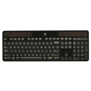 Logitech K750, SWE, must - Juhtmevaba klaviatuur 920-002925