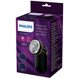 Philips, black/copper - Fabric shaver