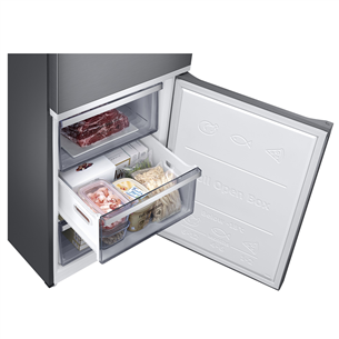 Samsung, 346 L, height 193 cm, grey - Refrigerator