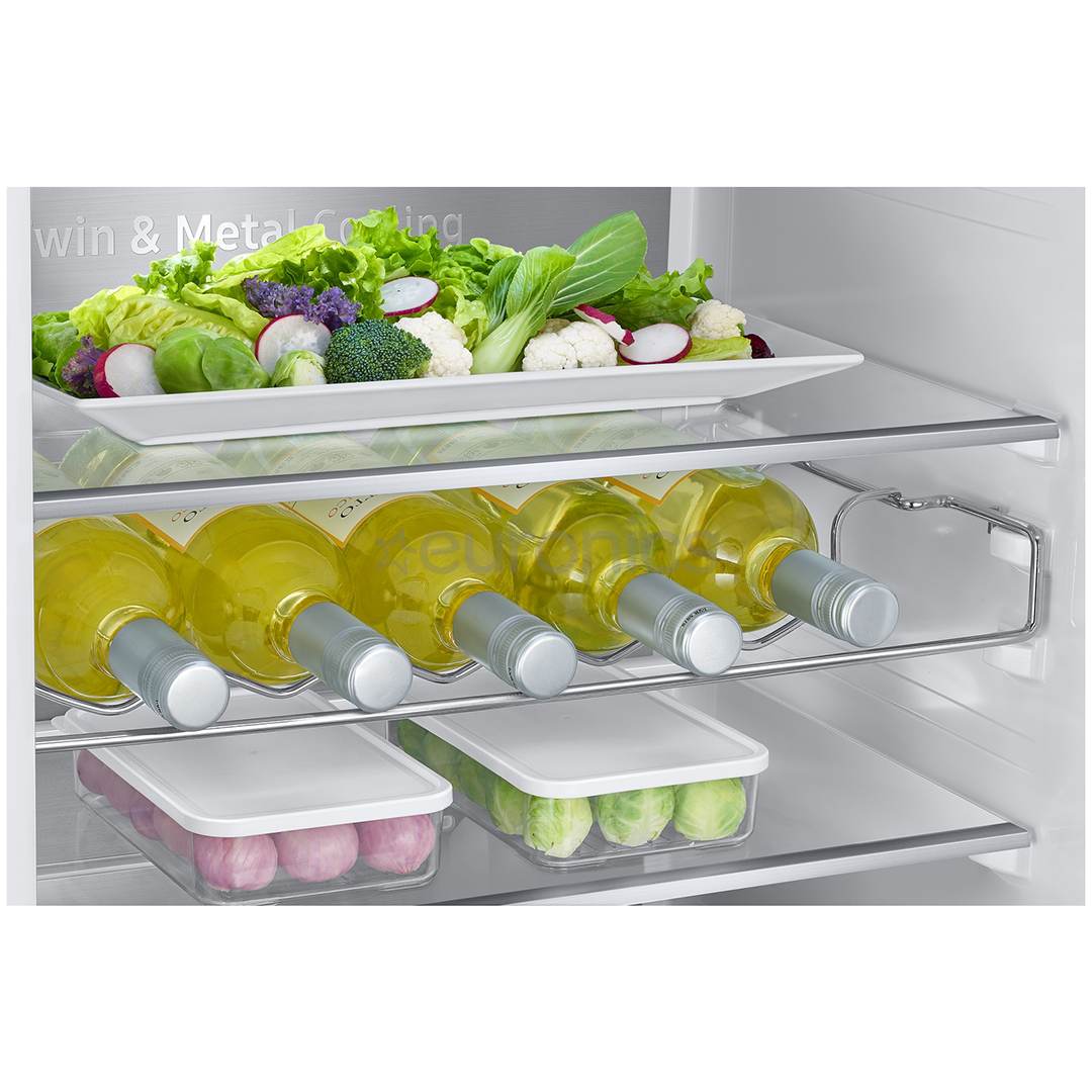 Samsung, 346 L, height 193 cm, grey - Refrigerator