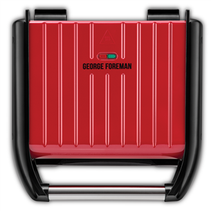 George Foreman Family Steel Grill, 1650 W, red - Table grill