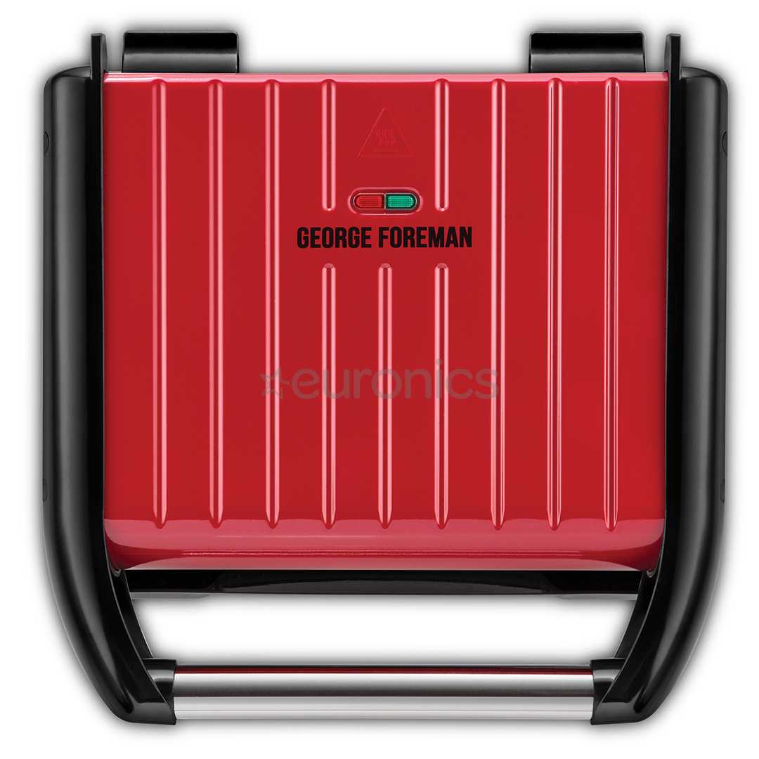 George Foreman Family Steel Grill, 1650 W, красный - Гриль