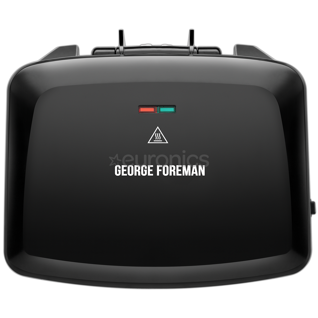 George Foreman Family, 1400 W, black - Grill with removable plates