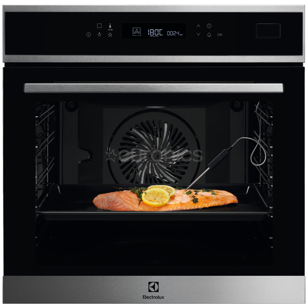Electrolux SteamBoost 800, Steamify, 70 L, roostevaba teras - Integreeritav auruahi