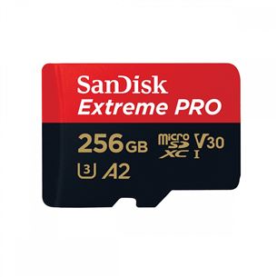 MicroSDXC memory card Extreme PRO, SanDisk / 256GB