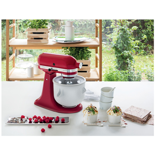 Komplekt - mikser KitchenAid Artisan 4,83L + jäätisekauss