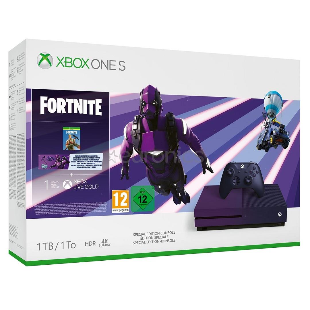 Mängukonsool Microsoft Xbox One S Fortnite Battle Royale Special Edition Bundle (1TB)