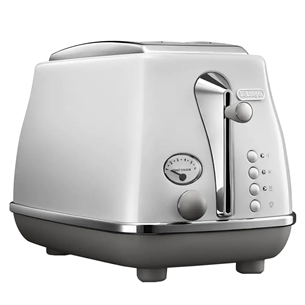 Delonghi ICONA Capitals, 900 W, white/grey - Toaster