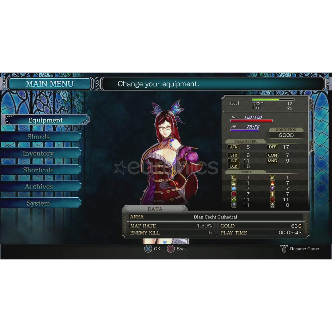 Xbox One mäng Bloodstained: Ritual of the Night