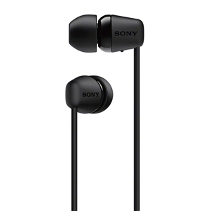 Sony WI-C200, must - Kõrvasisesed juhtmevabad kõrvaklapid